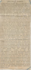 Justice, Susan - 1881 - obituary