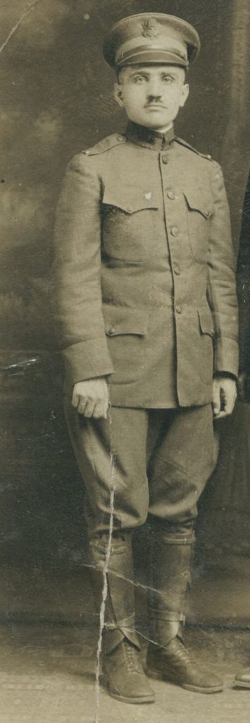 Abe Scheier in WWI uniform