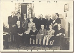 Denman cousins reunion - Oct 1945 